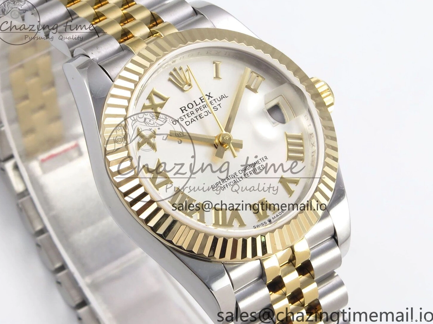 0226 Upgraded DateJust 31 278273 SS YG GMF 1:1 Best Edition 904L Steel Silver Roman Dial on Jubilee Bracelet A 1155